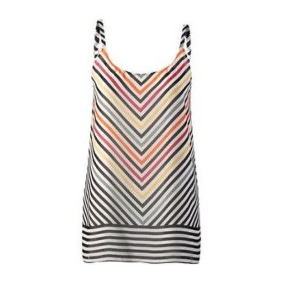 CABI #5043 Chevron Striped Linea Cami Tank Top S - Picture 1 of 14